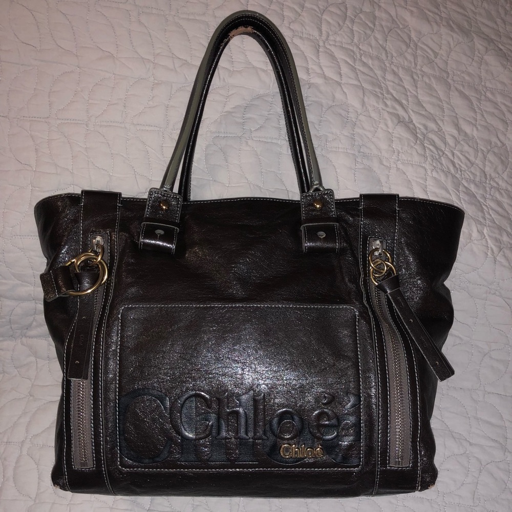 100% Authentic Chloé Leather Tote